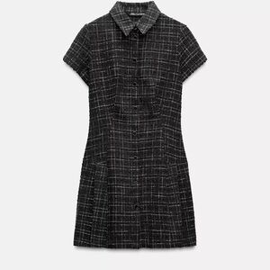 Zara Plaid mini Dress